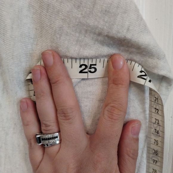 Gianni Bini wool blend white stone embellished sweater - Picture 3 of 8